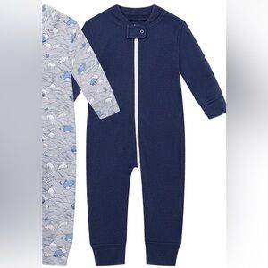 Owlivia organic footless romper pajamas